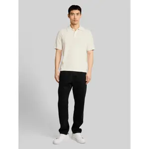 Textured Diamond Knit Polo Tom Tailor image-3