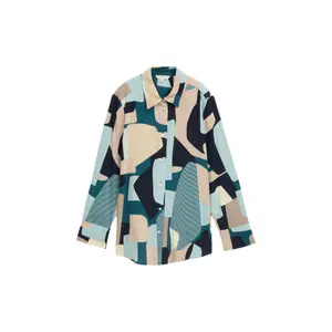 Long Sleeve Shirt with Ties Women's Tom Tailor image-0