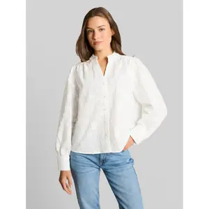 Long Sleeve Blouse with Embroidery Women's Tom Tailor image-1