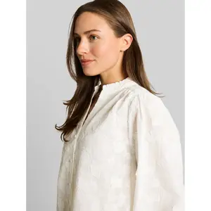 Long Sleeve Blouse with Embroidery Women's Tom Tailor image-4