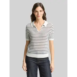 Women's knit polo Tom Tailor image-1