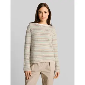 Striped Knit Jumper Women's Tom Tailor image-1