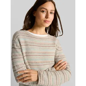 Striped Knit Jumper Women's Tom Tailor image-4