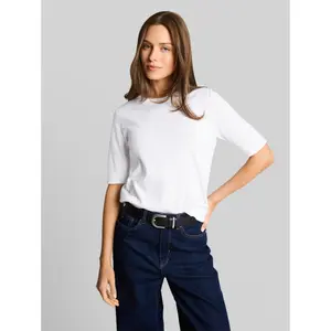 Women's Short Sleeve Cotton Top Tom Tailor image-1