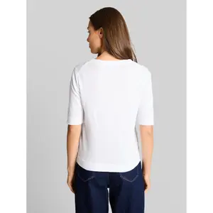 Women's Short Sleeve Cotton Top Tom Tailor image-2