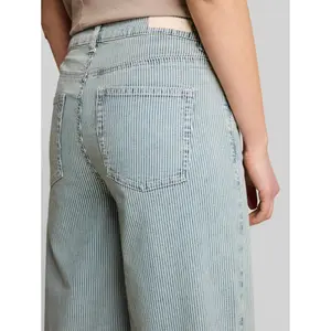 Striped Wide Leg Jeans for Women Tom Tailor Nelma image-3