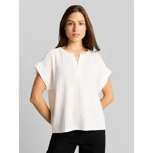 Women's T-shirt Tom Tailor Henley image-1