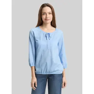 Striped Crossover Blouse for Women Tom Tailor image-1