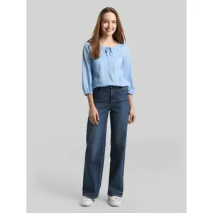 Striped Crossover Blouse for Women Tom Tailor image-3