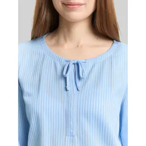 Striped Crossover Blouse for Women Tom Tailor image-4