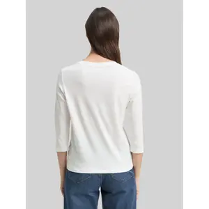 Women's Long Sleeve T-Shirt with Embroidered Logo Tom Tailor (x2) image-2
