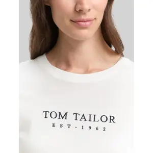 Women's Long Sleeve T-Shirt with Embroidered Logo Tom Tailor (x2) image-4