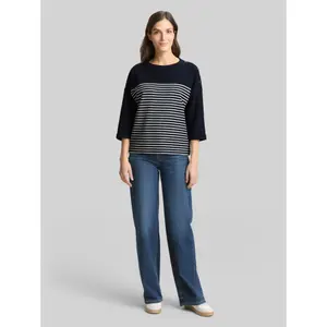 Women's long-sleeved striped T-shirt Tom Tailor image-3