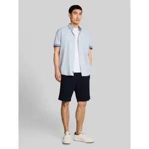 Cotton Shirt with Chest Pocket Tom Tailor image-3