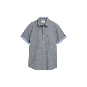 Cotton Shirt with Chest Pocket Tom Tailor image-0