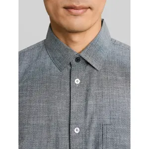 Cotton Shirt with Chest Pocket Tom Tailor image-4