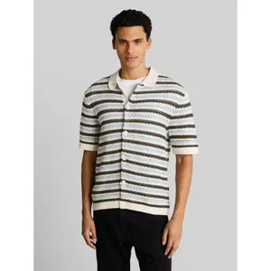 Structured Mixed Fabric Polo Tom Tailor image-1