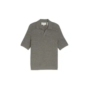 Polo Knit with Flax Touch Tom Tailor image-0