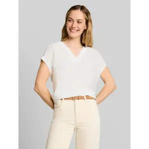 Loose V-Neck Blouse for Women Tom Tailor image-1