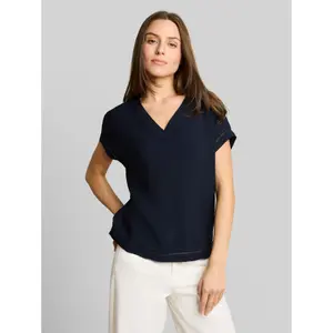 Loose V-Neck Blouse for Women Tom Tailor image-1