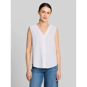 Sleeveless Cotton Top for Women Tom Tailor image-1