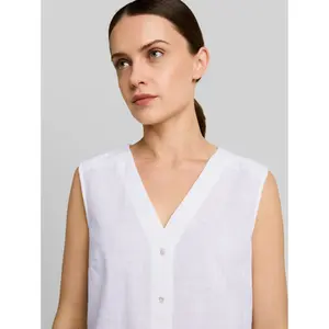 Sleeveless Cotton Top for Women Tom Tailor image-4