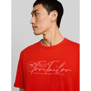 Printed logo T-shirt Tom Tailor image-4