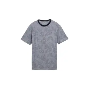 Patterned T-shirt Tom Tailor Jaquard image-0