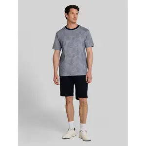 Patterned T-shirt Tom Tailor Jaquard image-3