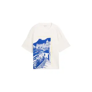 Women's Printed Cotton T-Shirt Tom Tailor image-0