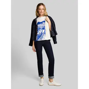 Women's Printed Cotton T-Shirt Tom Tailor image-3