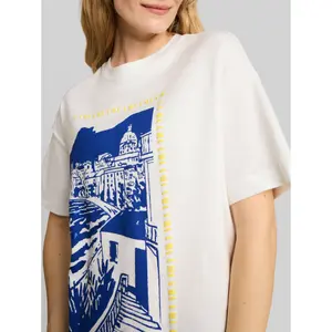 Women's Printed Cotton T-Shirt Tom Tailor image-4