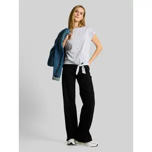 Women's Front Knot Patterned T-Shirt Tom Tailor image-3