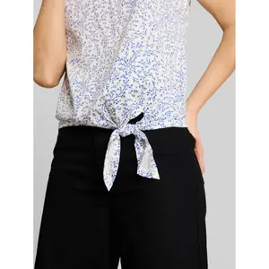 Women's Front Knot Patterned T-Shirt Tom Tailor image-4
