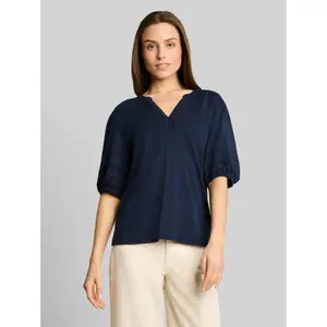 Lace-Up Blouse for Women Tom Tailor image-1