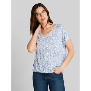 Women's Crinkled Effect Printed Blouse Tom Tailor image-1