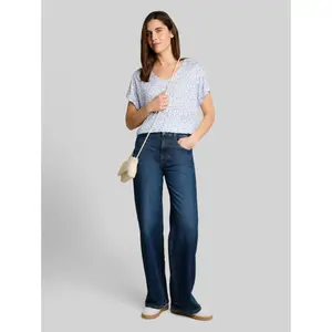 Women's Crinkled Effect Printed Blouse Tom Tailor image-3