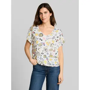 Women’s Crumpled Pattern T-Shirt Tom Tailor image-1