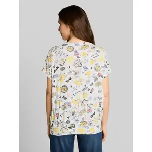 Women’s Crumpled Pattern T-Shirt Tom Tailor image-2
