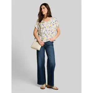 Women’s Crumpled Pattern T-Shirt Tom Tailor image-3