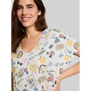 Women’s Crumpled Pattern T-Shirt Tom Tailor image-4