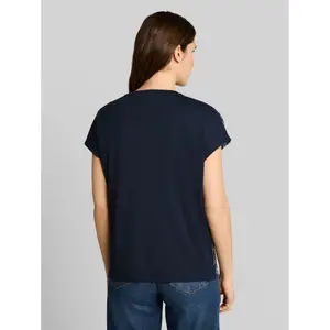 Printed T-Shirt with Slits for Women Tom Tailor image-2