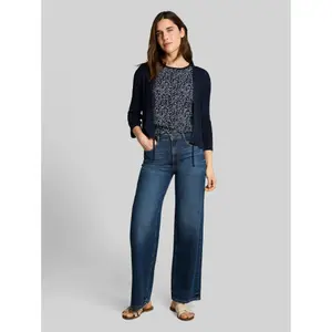 Printed T-Shirt with Slits for Women Tom Tailor image-3