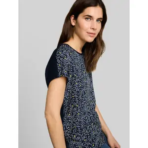Printed T-Shirt with Slits for Women Tom Tailor image-4