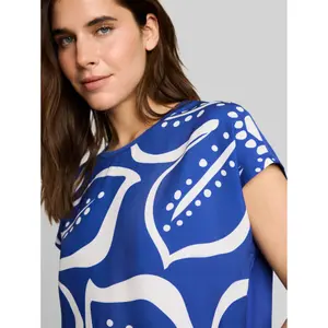 Printed T-Shirt with Slits for Women Tom Tailor image-4