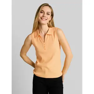 Damespolo zonder mouwen Tom Tailor image-1