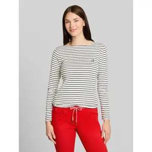 Women's Long Sleeve Cotton Striped T-Shirt Tom Tailor image-1