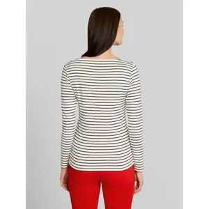 Women's Long Sleeve Cotton Striped T-Shirt Tom Tailor image-2