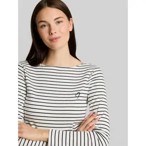 Women's Long Sleeve Cotton Striped T-Shirt Tom Tailor image-4