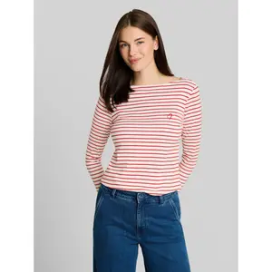 Women's Long Sleeve Cotton Striped T-Shirt Tom Tailor image-1